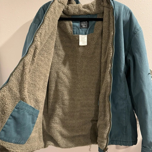 Lakin McKey Trading Canvas Full Zip Jacket 2XLR Hooded Lined Workwear Coat Heavy - Picture 4 of 8